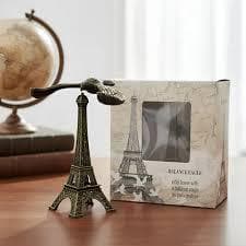 Enfeite Torre Eifel Equilíbrio De Águia 11cm. Metal