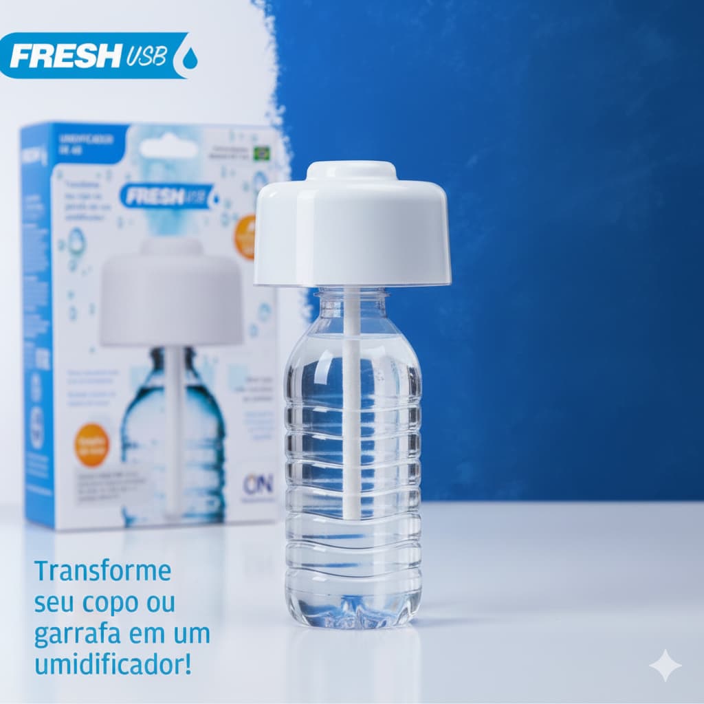 Umidificador de Ar Portátil USB Fresh