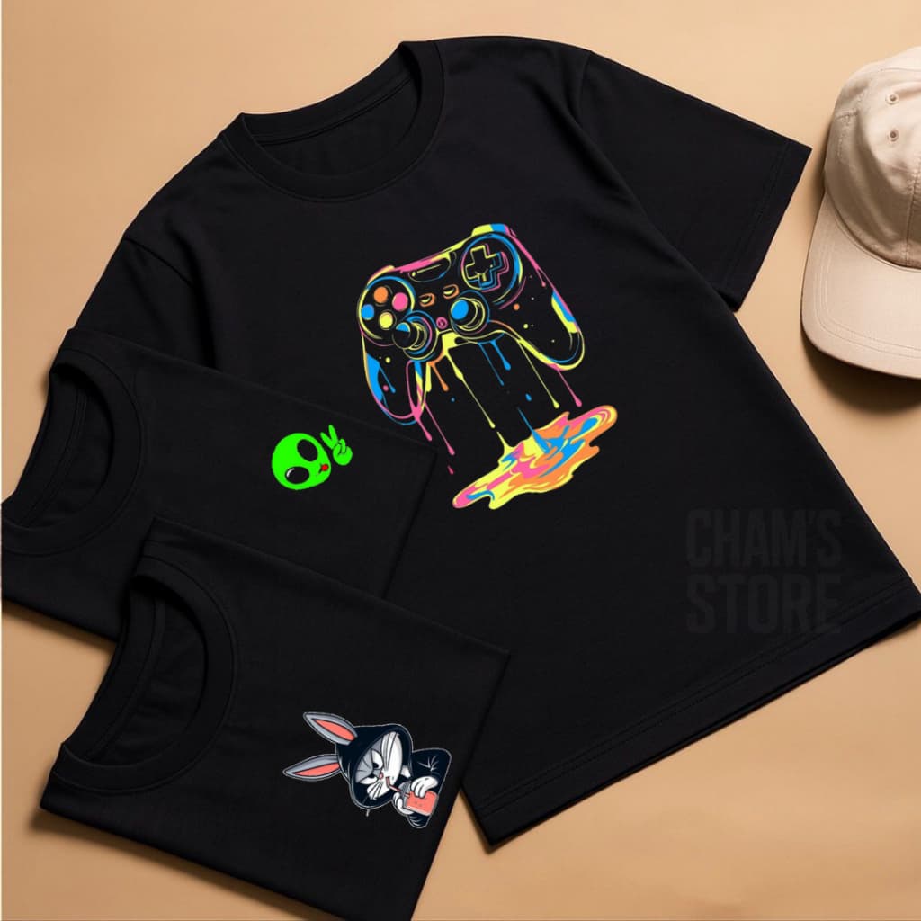 Kit 3 Camiseta Masculina Camisa 100% Algodão Estilo streetwear Over style Verão