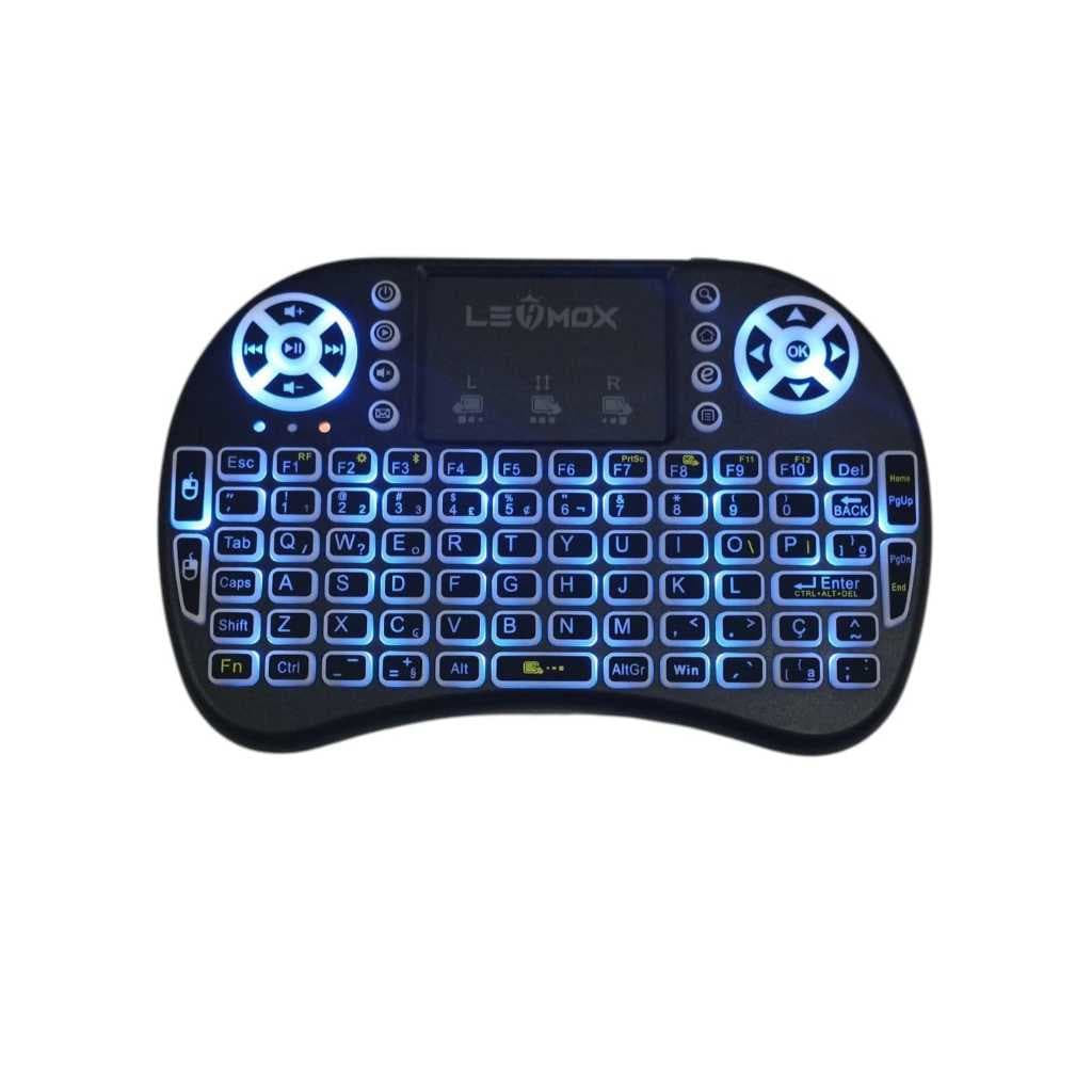 Mini Teclado Controle Usb Touchpad Led - LEY-182