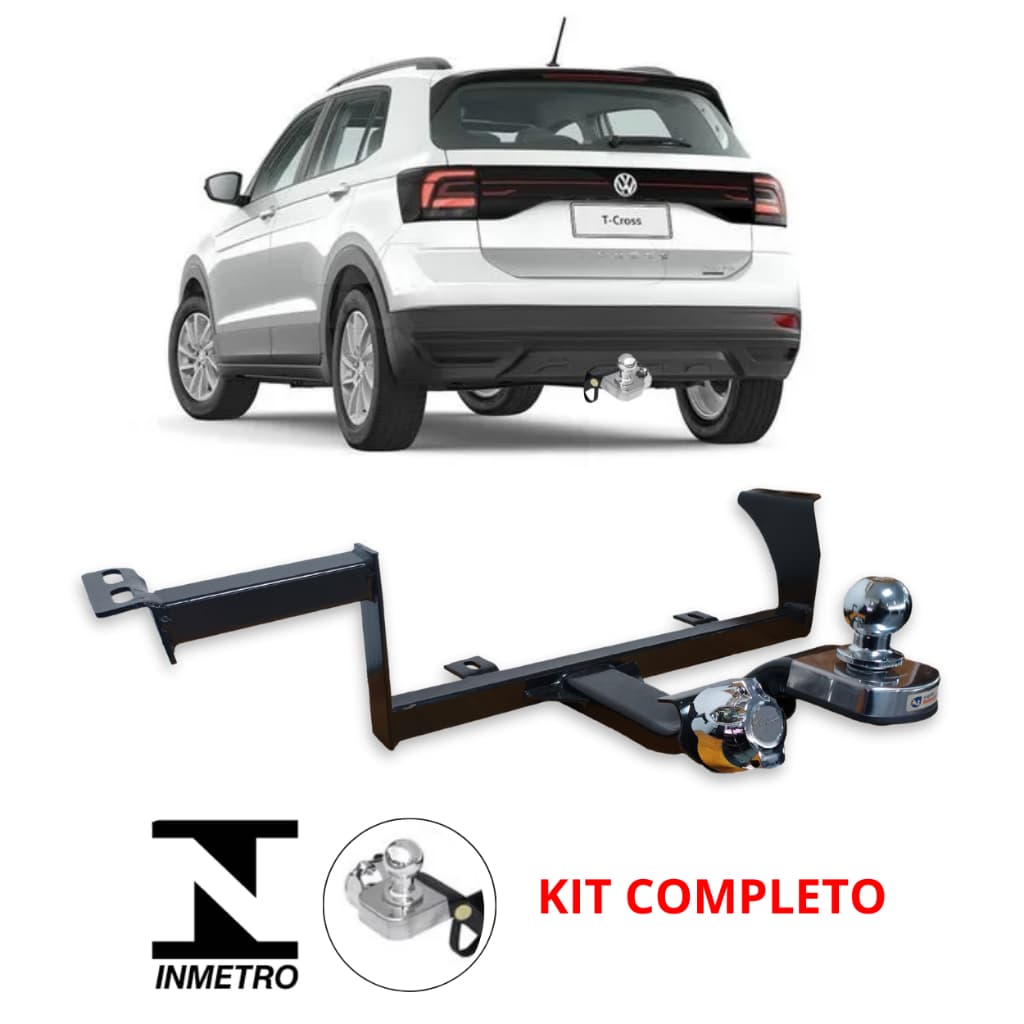 Engate Fixo Volkswagen T-Cross Reforcel De 2018 Até 2026 Resistente 500kg Homologado Inmetro