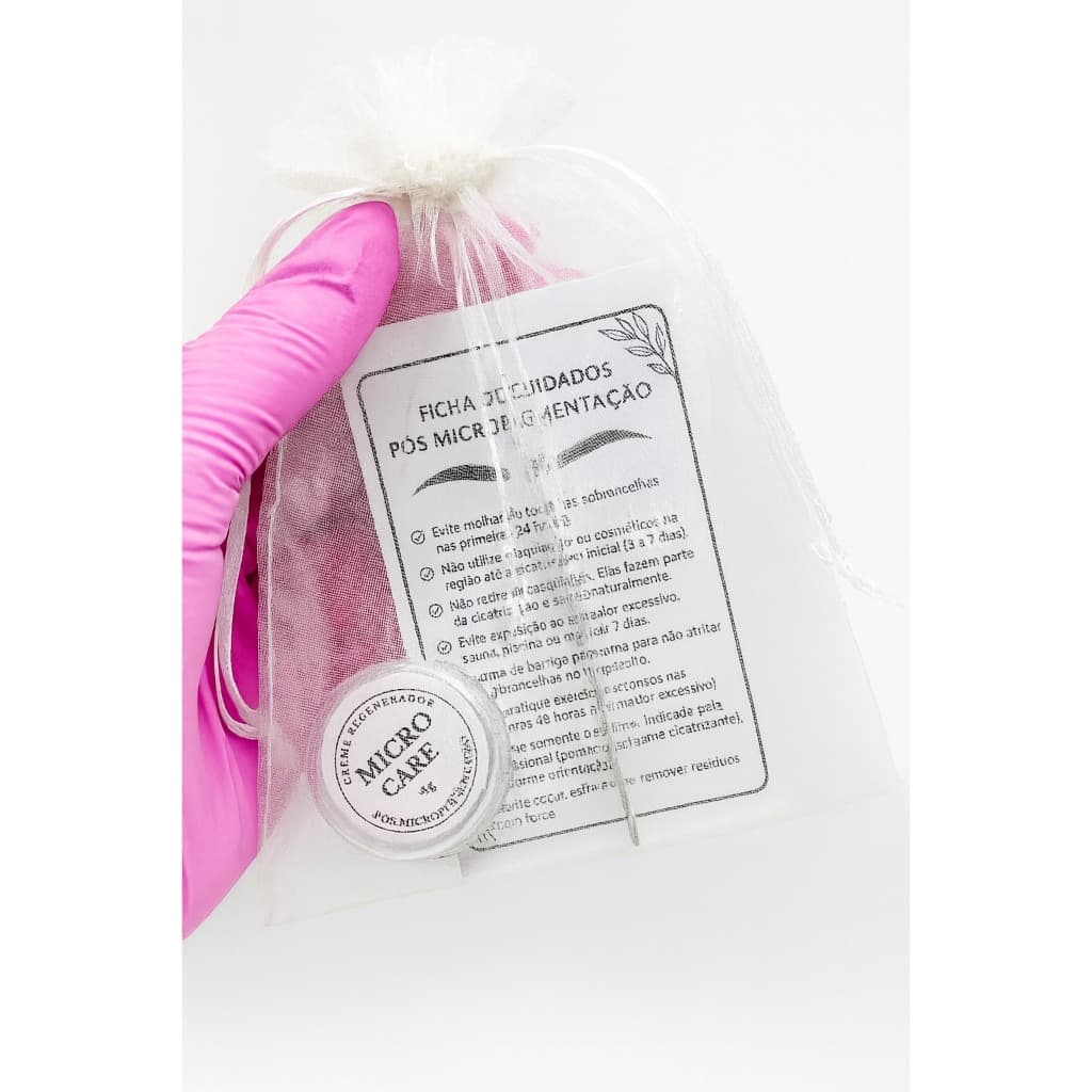 KIT 10 UNIDADES KIT HOME CARE PÓS MICROPIGMENTAÇÃO SOBRANCELHAS