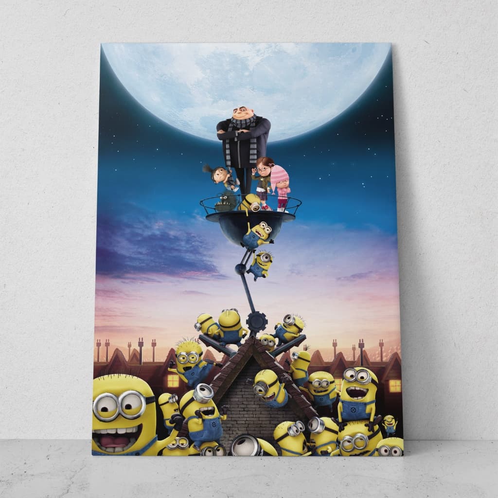 Quadro decorativo desenho infantil Meu Malvado Favorito Minions decoração para quarto
