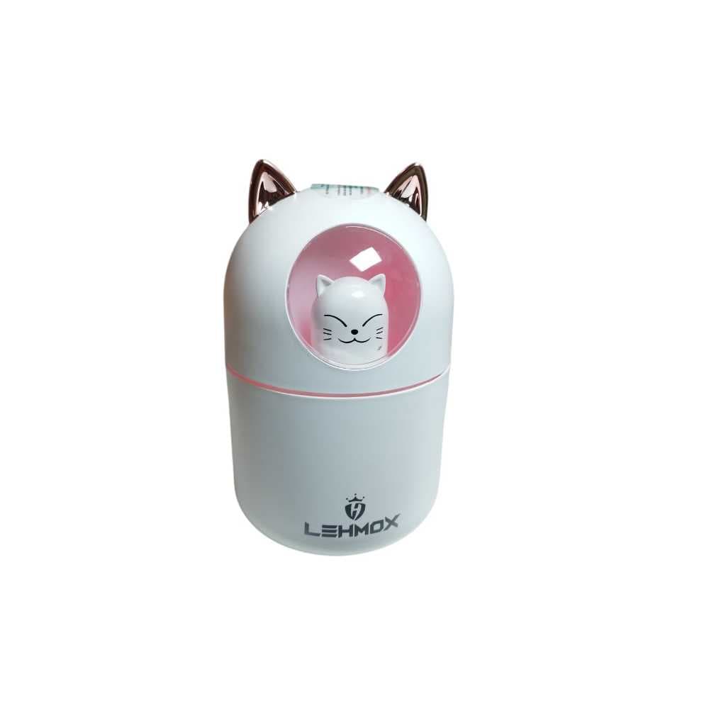 Umidificador De Ar Luminária Usb Com Orelha Gatinho - LEY-1783
