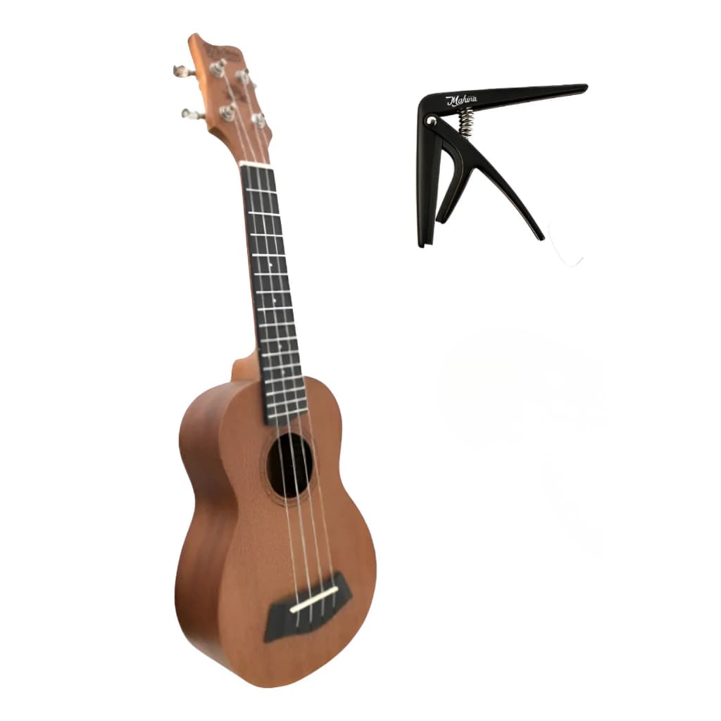 Ukulele 21k Soprano Profissional Mahina com Cordas Aquila Tarrraxa Blindada