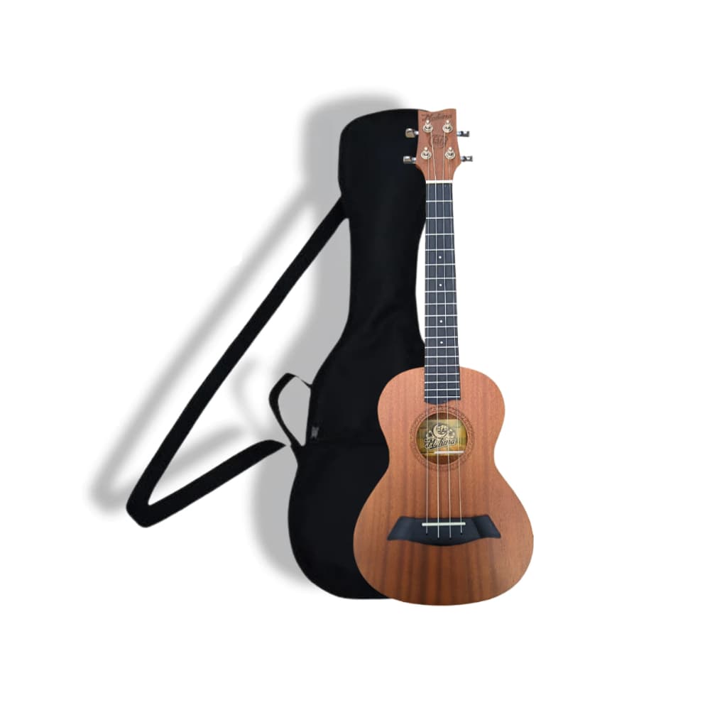 Ukulele Tenor Mahina acústico Profissional Bag Luxo Kit 27k Madeira Natural Corda Aquila T. Blindada