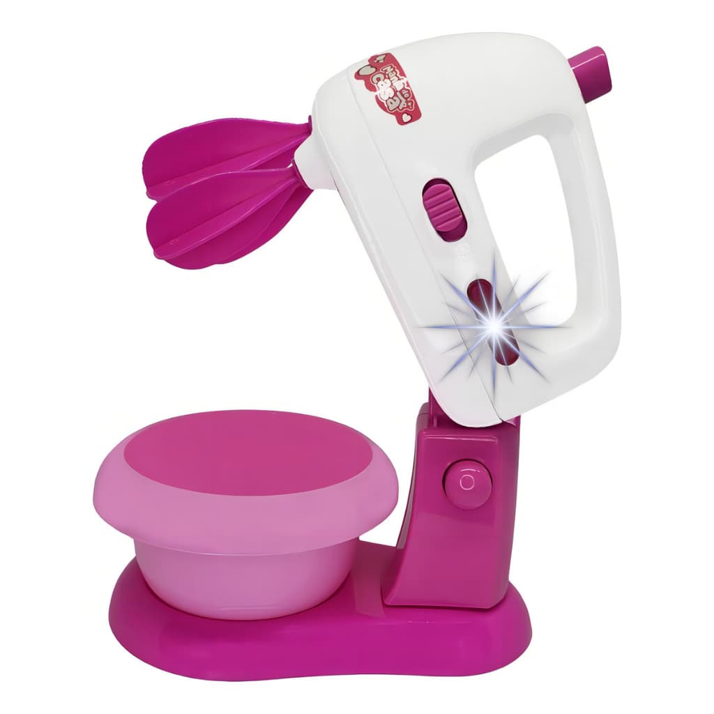 Batedeira Brinquedo Com Luz E Movimento Mania De Casa Rosa Dm Toys