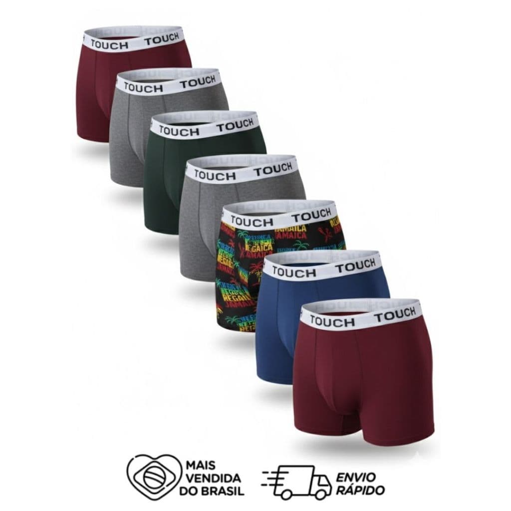Kit 5 Cuecas Box Plus Size Masculina Microfibra Resistente Leve Confortável Boxer Plus Extra Gg1 Gg2 Gg3