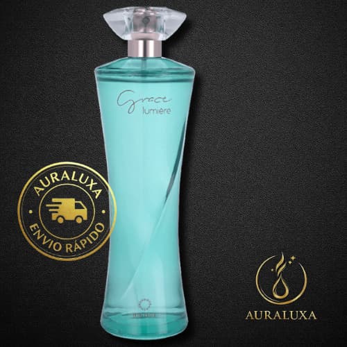 Deo Colônia Feminino Grace Lumière Hinode 100ml | ORIGINAL LACRADO | Perfume Floral Elegante Luxuoso