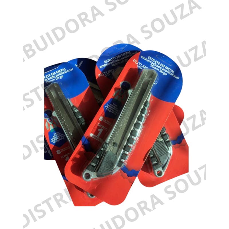 ESTILETE PROFISSIONAL, MATERIAL METAL, LARGO 18MM