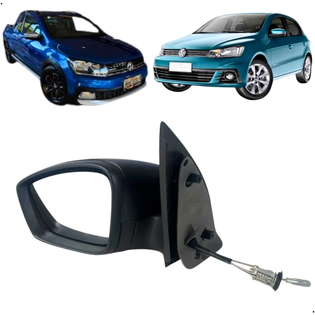 Retrovisor Esquerdo Manual Vw Saveiro Gol G6 G7 G8