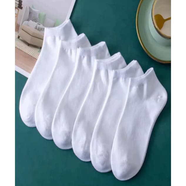 Kit 18 Pares de Meia Soquete Cano Curto Branco Unissex Feminina Masculina ENVIO IMEDIATO