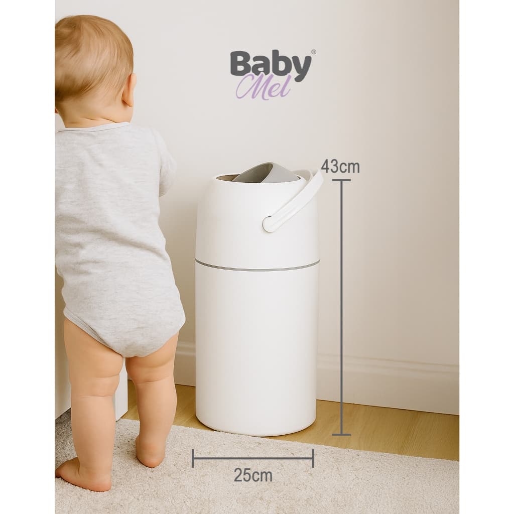 Lixeira Higiênica Baby Mel para Quarto de Criança, Banheiro, Cozinha, Casa, Consultórios, Pet