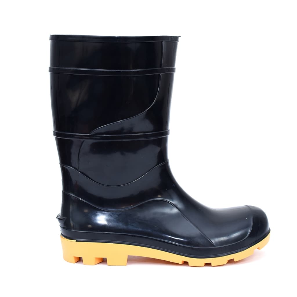 Galocha PVC  PTO / Amarelo Chuva Motociclista Motoqueiro Impermeável ENVIO IMEDIATO