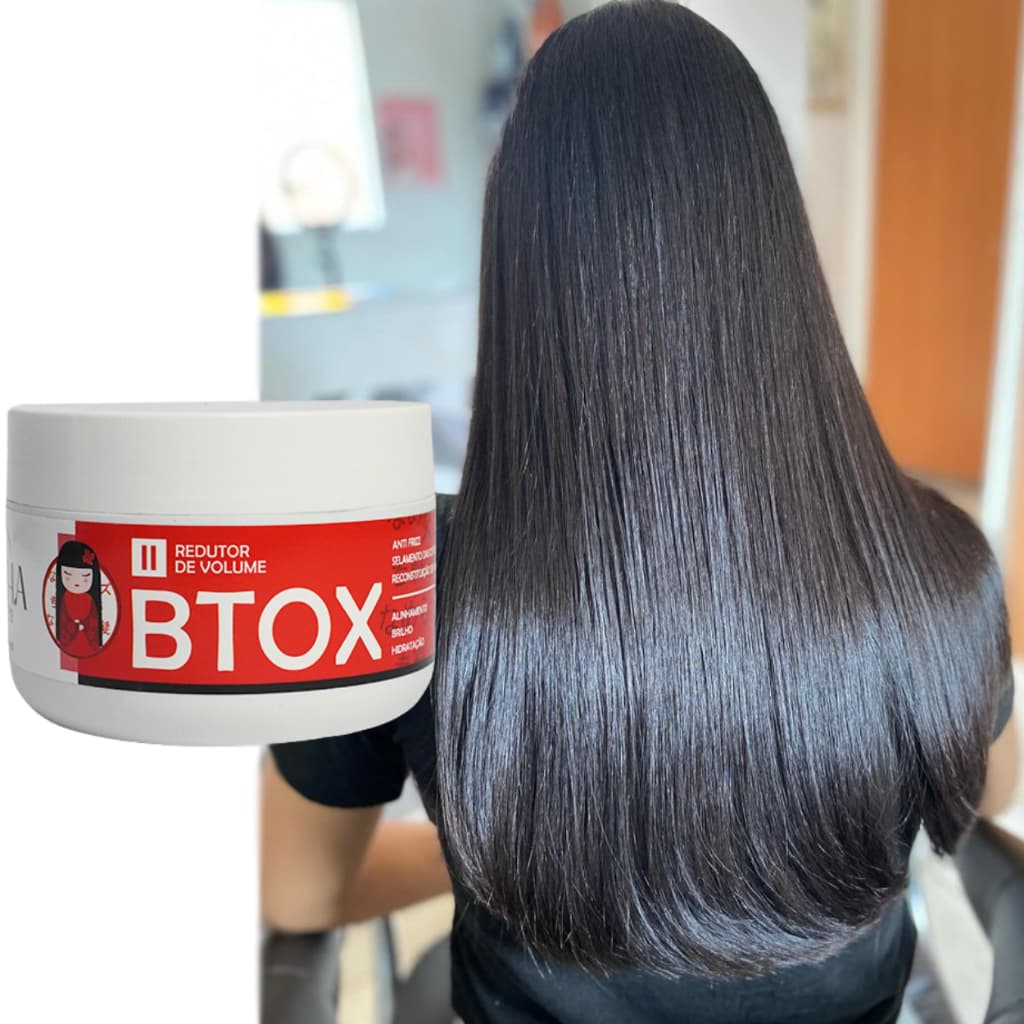 Btox Profissional Japinha 300g 💘 Redução de Volume Imediata & Brilho Intenso!