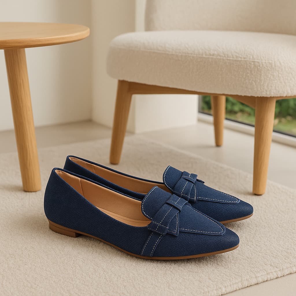 Sapatilha Feminina Bico Fino Elegante Premium Super Confortável Casual Social Moda Feminina  Estilo Chic MEGA OFERTA