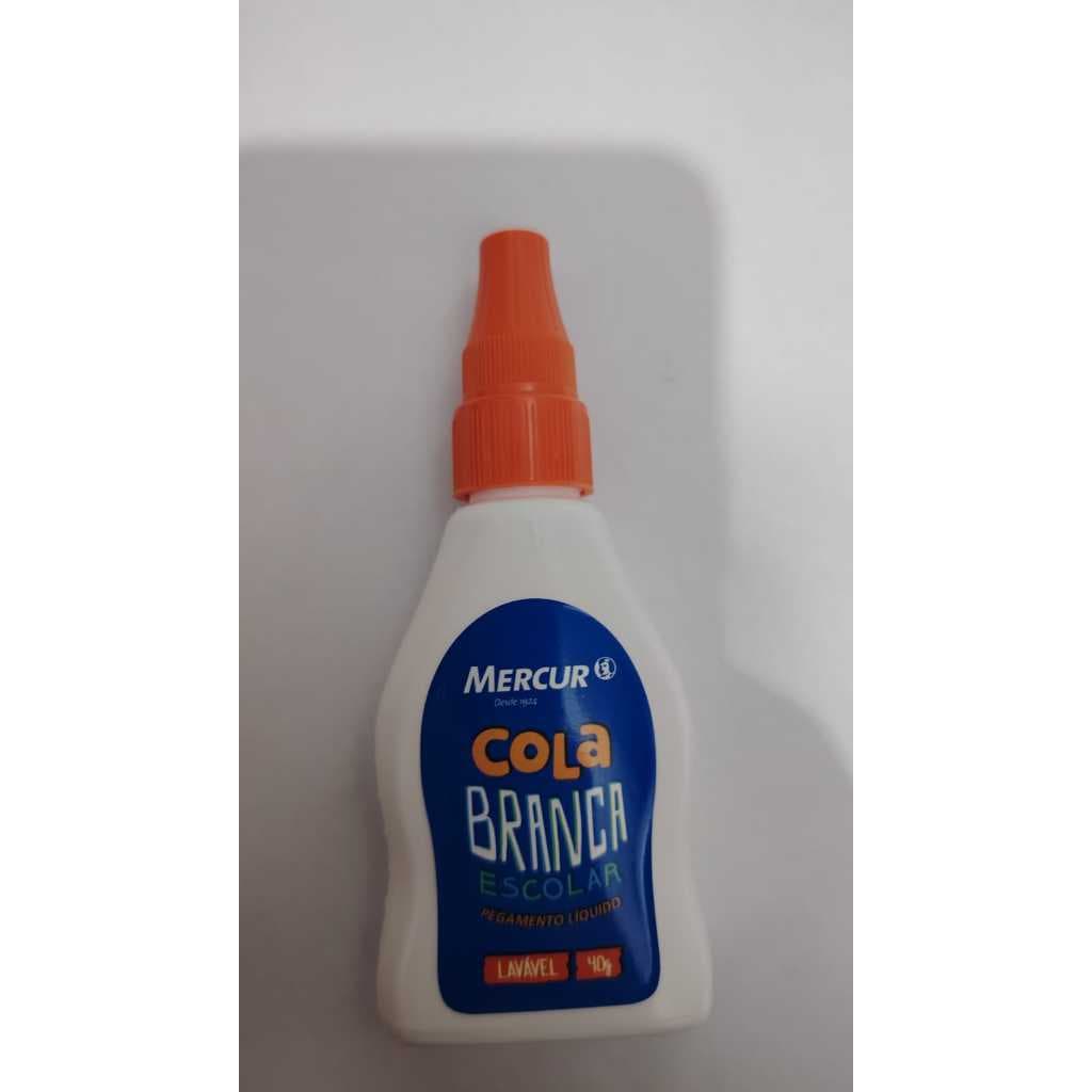 cola branca escolar mercur tamanhos variados
