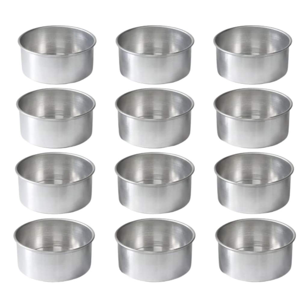 Kit 12 Mini Formas Alumínio Bolo Bento Cake 10x5cm 300ml – Praticidade Qualidade