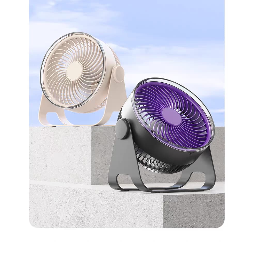 Mini Ventilador De Mesa USB c Forte Silencioso Portátil Verão