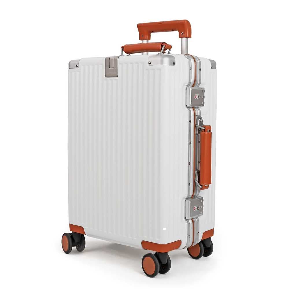 Mala de Viagem Pequena de Bordo 10 kg Policarbonato Capri Maloa Branco