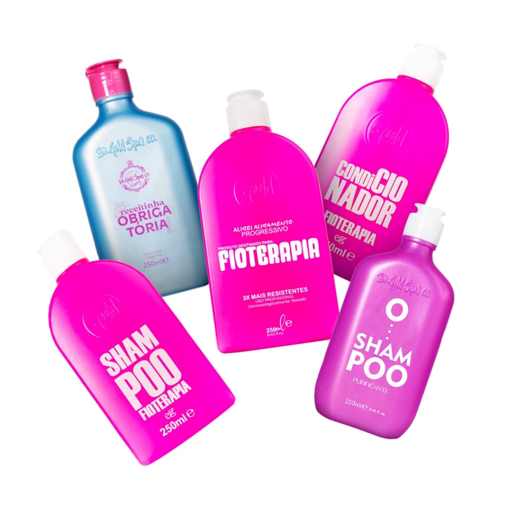 O shampoo + Obrigatória + Nova Fioterapia + Shampoo e Condicionador Fioterapia