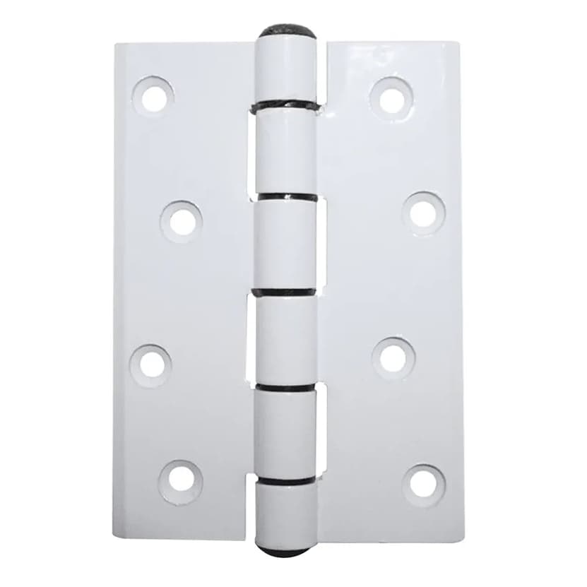 Dobradica Aluminio 100x70 Branco Reforçada Porta Portão
