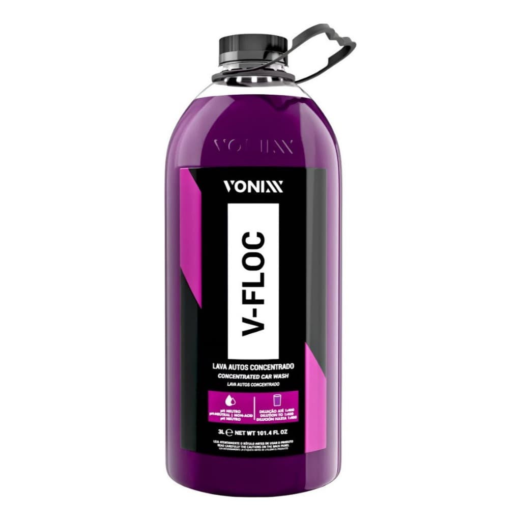Shampoo Automotivo Lava Auto Concentrado V-floc 3L Vonixx
