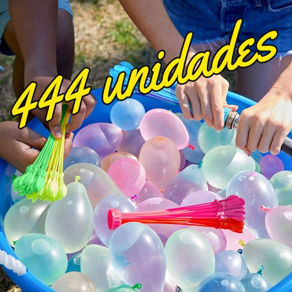 bexiga balão de agua com conector enchedor de água guerra de balão brincadeira de verão gincana