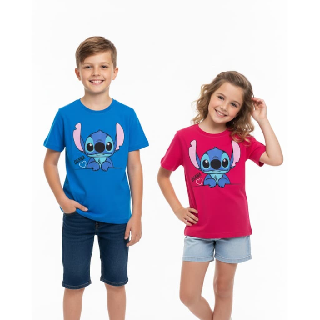Camiseta Juvenil Unissex - Stitch