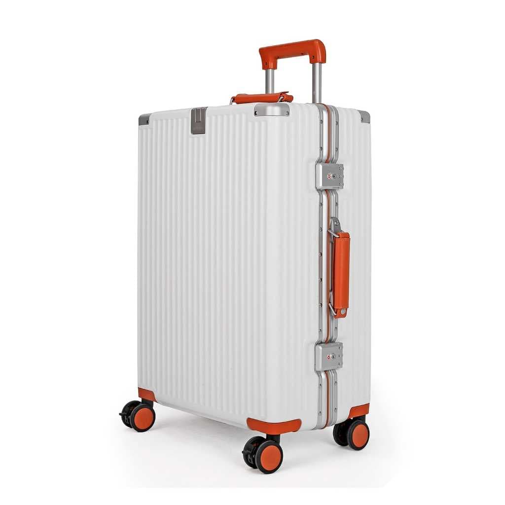 Mala de Viagem Média 23 kg Policarbonato Capri Maloa Branco