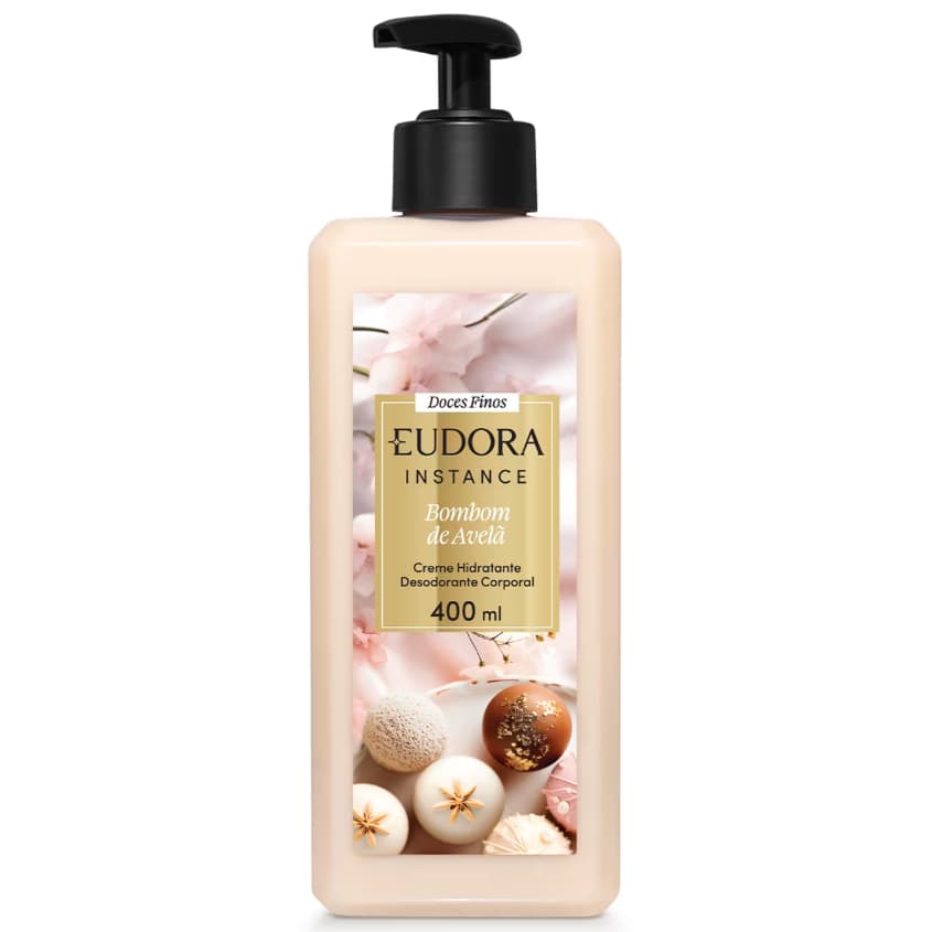 Creme Hidratante Desodorante Corporal Instance Bombom de Avelã 400ml- PRODUTO ORIGINAL