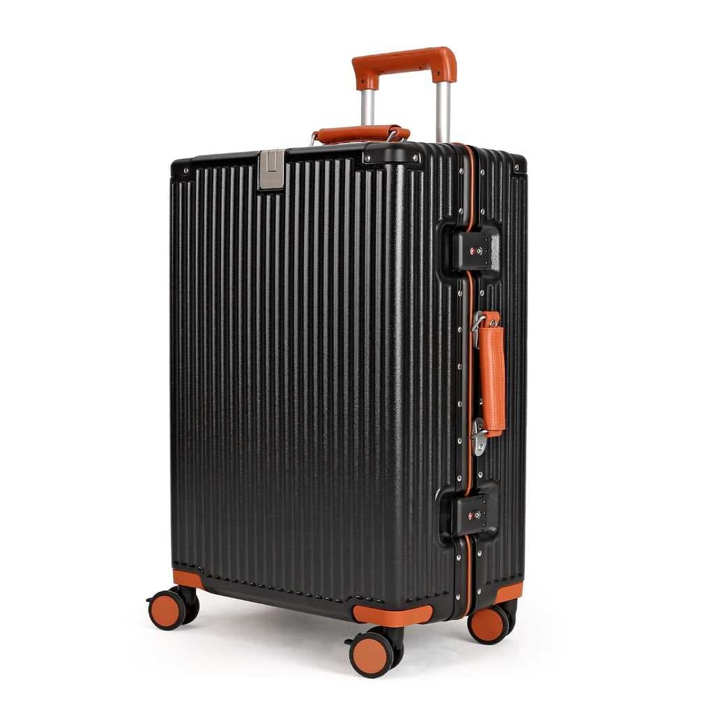Mala de Viagem Média 23 kg Policarbonato Capri Maloa Preto