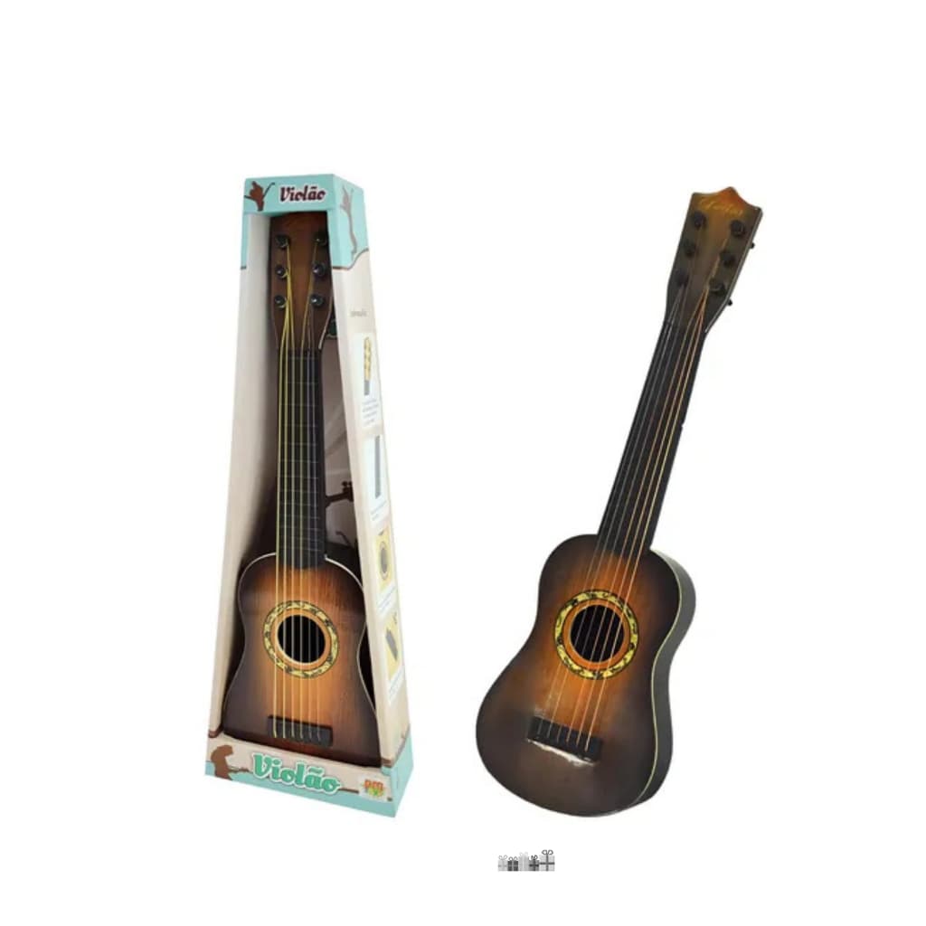 Mini violão infantil 6 cordas variado