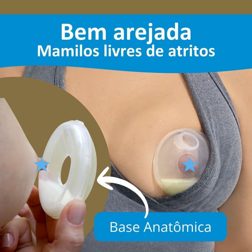 2X Concha Coletor de Leite Materno Absorvente Rosquinha Amamentação BPA Free, Alívio dos Mamilos