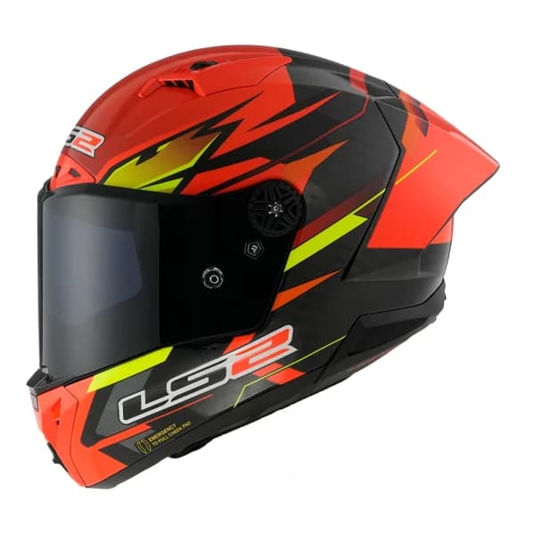 CAPACETE LS2 FF805 THUNDER CARBON GP FIRE GLOSS – Vermelho e Preto