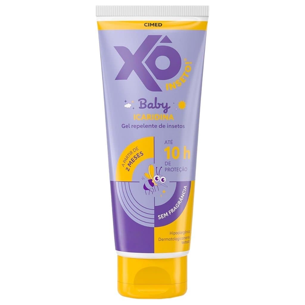Repelente Contra Mosquitos Xô Insetos Baby Icaridina Infantil Criança Gel 95G/100ml Cimed