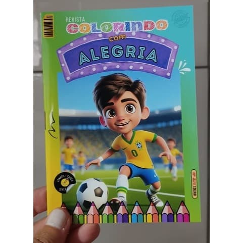 Kit 40, 20, 10 ou 6 Livrinhos para Colorir Lembrancinha Personalizada Aniversário Escolinha Igreja