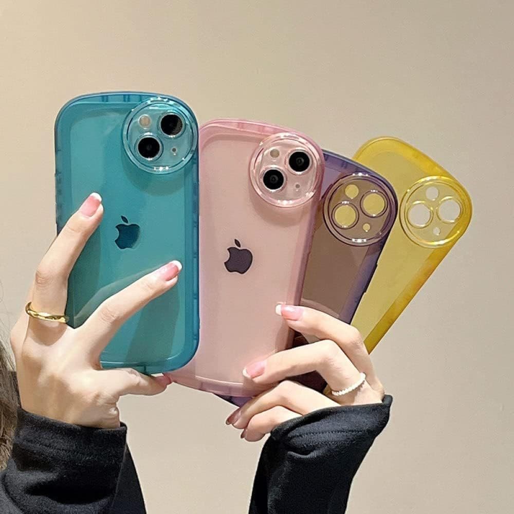 Capa Capinha de Silicone Arredondada transparente para iPhone 11 11pro 11promax 12 12pro 12promax 13 13pro 13promax 14