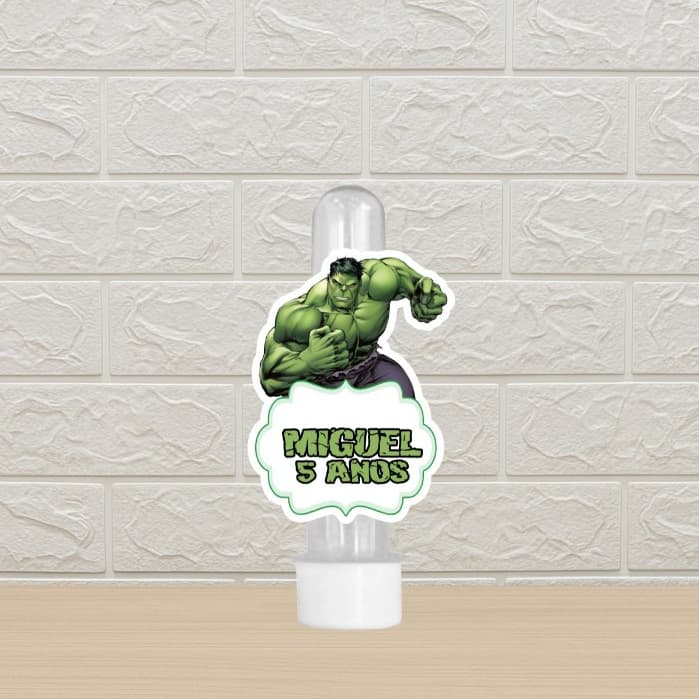 Aplique para Tubete HULK | Personalizado | festa | Lembrancinha