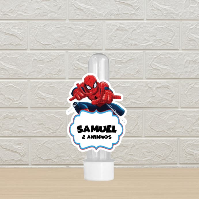 Aplique para Tubete HOMEM ARANHA | Personalizado | festa | Lembrancinha