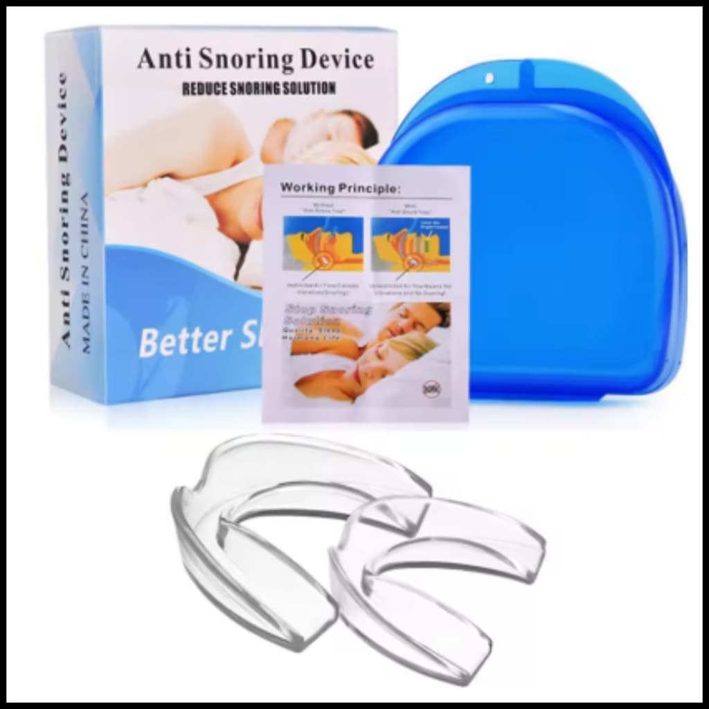 Anti E Apneia Ronco Protetor Bucal Alinhador com estojo Incluso Kit Completo Frete Imediato