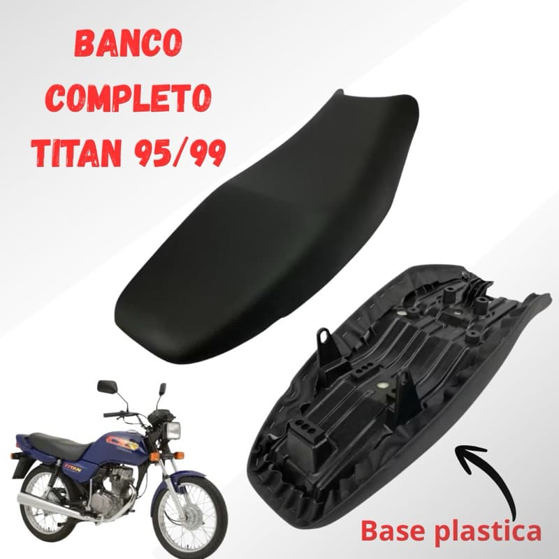 BANCO MOTO HONDA TITAN 95/96/97/98/99 ASSENTO COMPLETO.