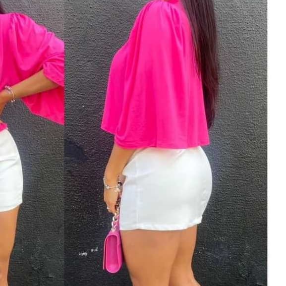 short sai bengaline no P ao G LATERAL ZIPER con fenda