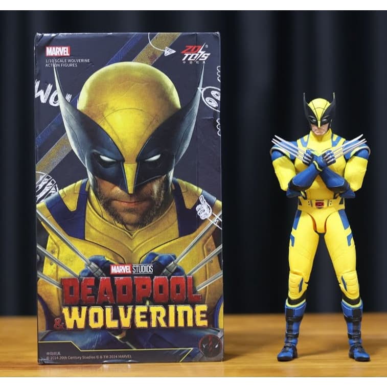 Wolverine Original ZD TOYS Articulado Boneco Action Figure Marvel Colecionavel para Enfeite e Decoração Presente Geek