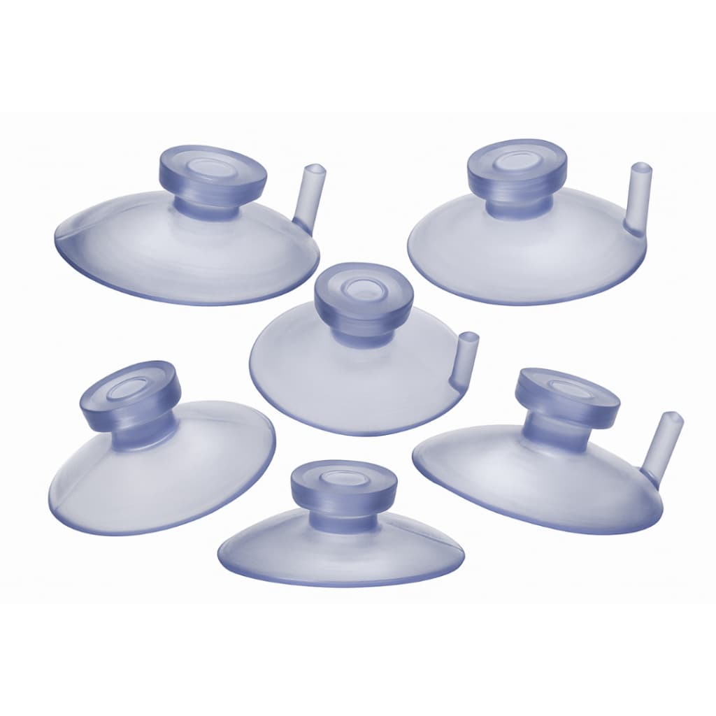 Ventosa Silicone PVC Transparente Incolor Multiuso 3,5cm (35mm) Vidro Plástico