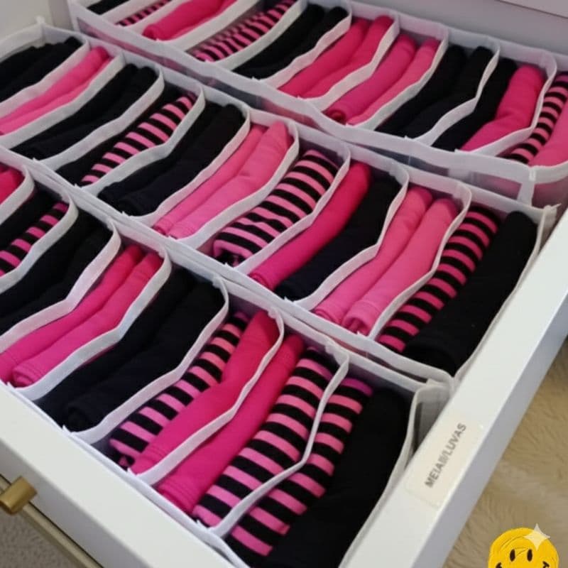 Kit  Colmeias Organizadoras - Ideal para Gavetas, Roupas Íntimas e Bebês