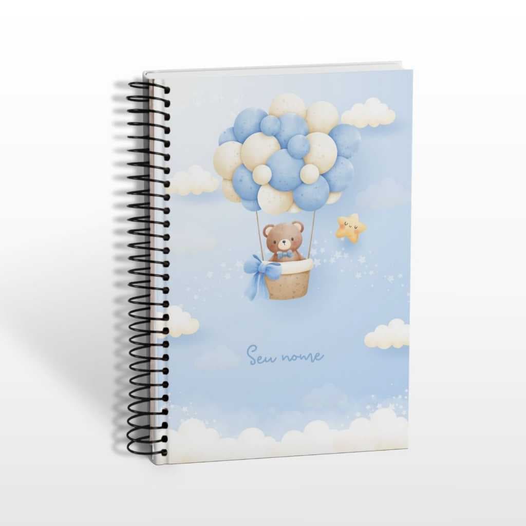 Agenda Escolar Personalizada com Nome Capa Dura Para Menino A5 15x21cm 2025