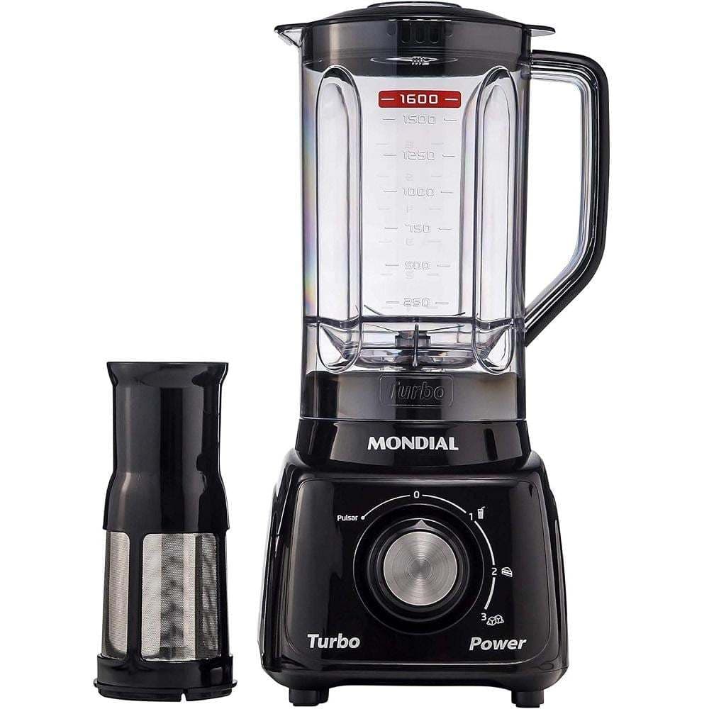 Liquidificador Turbo Power L-99-FB Mondial Preto 500W 220V – Potência e Versatilidade na Sua Cozinha