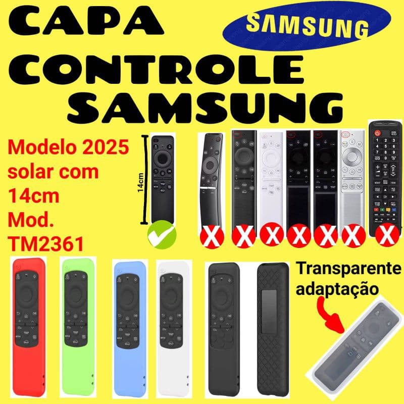 Capa Controle remoto Samsung 2023 TM2360E BN59-01432A