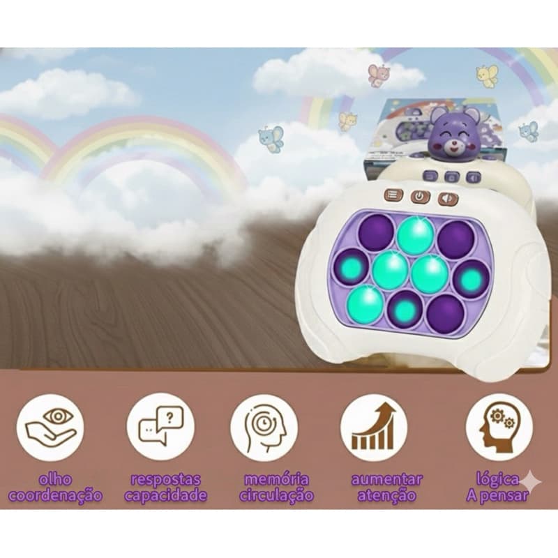 Fast Push Game - Brinquedo de Corrida Anti-Stress